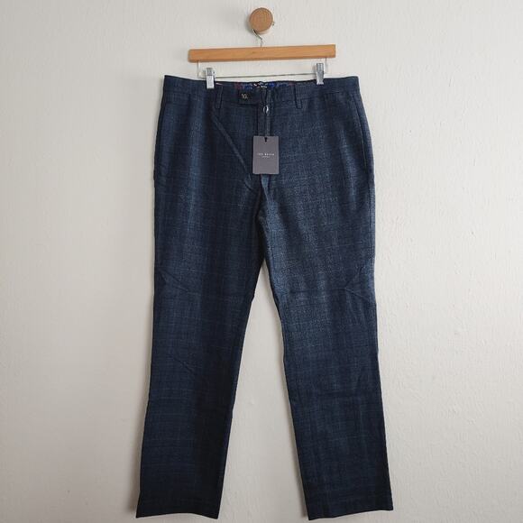 NEW Ted Baker Men's Armtro Tonal Check Dress Pant Trouser Wool Blend Pants - Picture 5 of 11